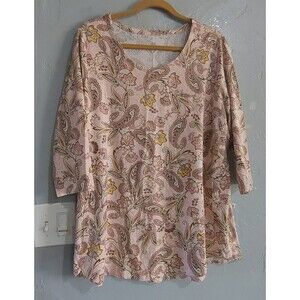 J.Jill Luxe Suplime,A Line Tunic, Cotton, Modal, Rayón And Spandex, Women's XL,